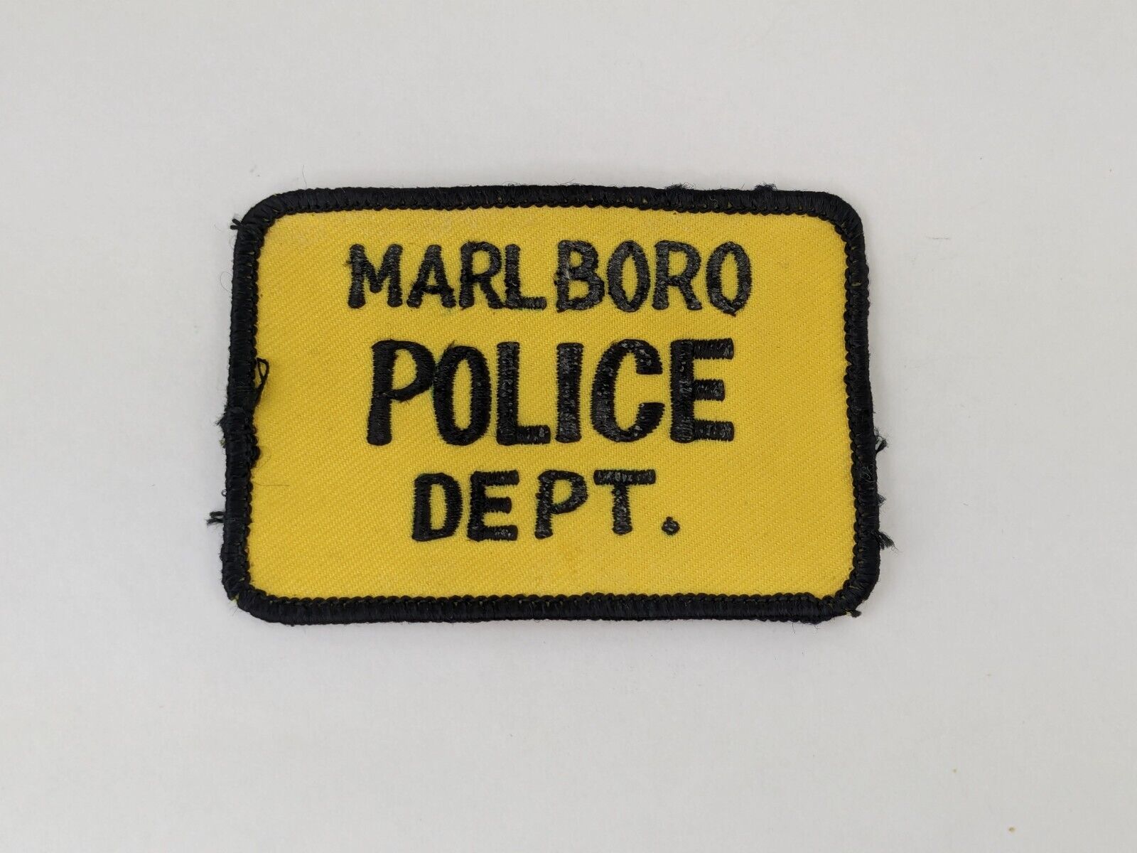 Vtg Marlboro POLICE DEPT Used Uniform Patch Marlborough New York NY 2\