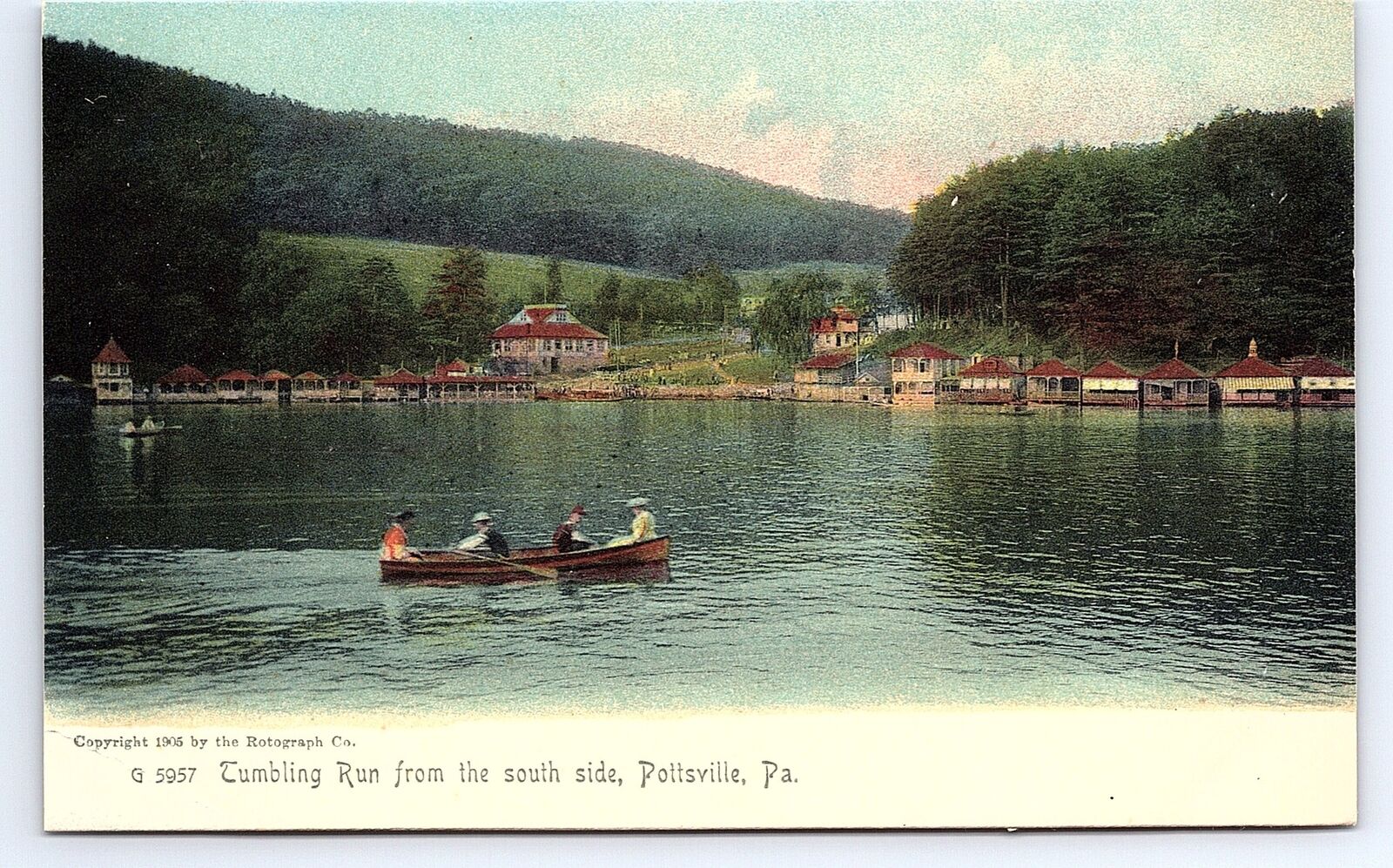 Postcard Tumbling Run From South Side Pottsville Pennsylvania The Rotograph Co.