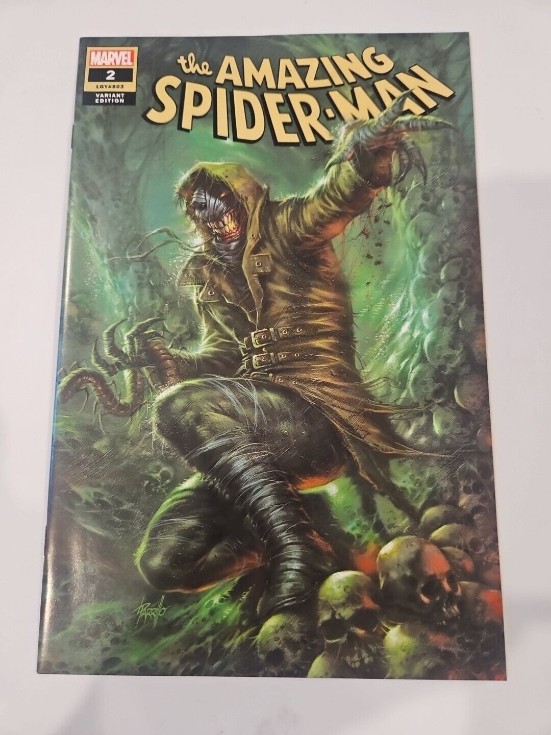 Amazing Spider-Man #2 Lucio Parillo Trade Dess Variant Marvel Comics NM- 2018