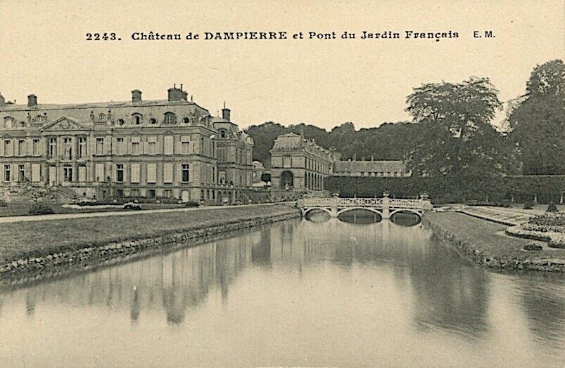 CPA 78 - Dampierre - the castle and the bridge of the French garden