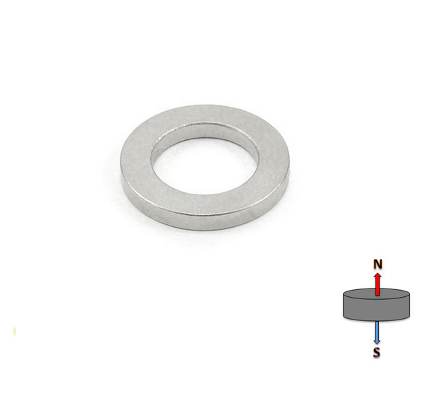 50X Ring 15mm x 3mm Hole 10mm N42 | Neodymium Rare Earth Disc Round Magnet 