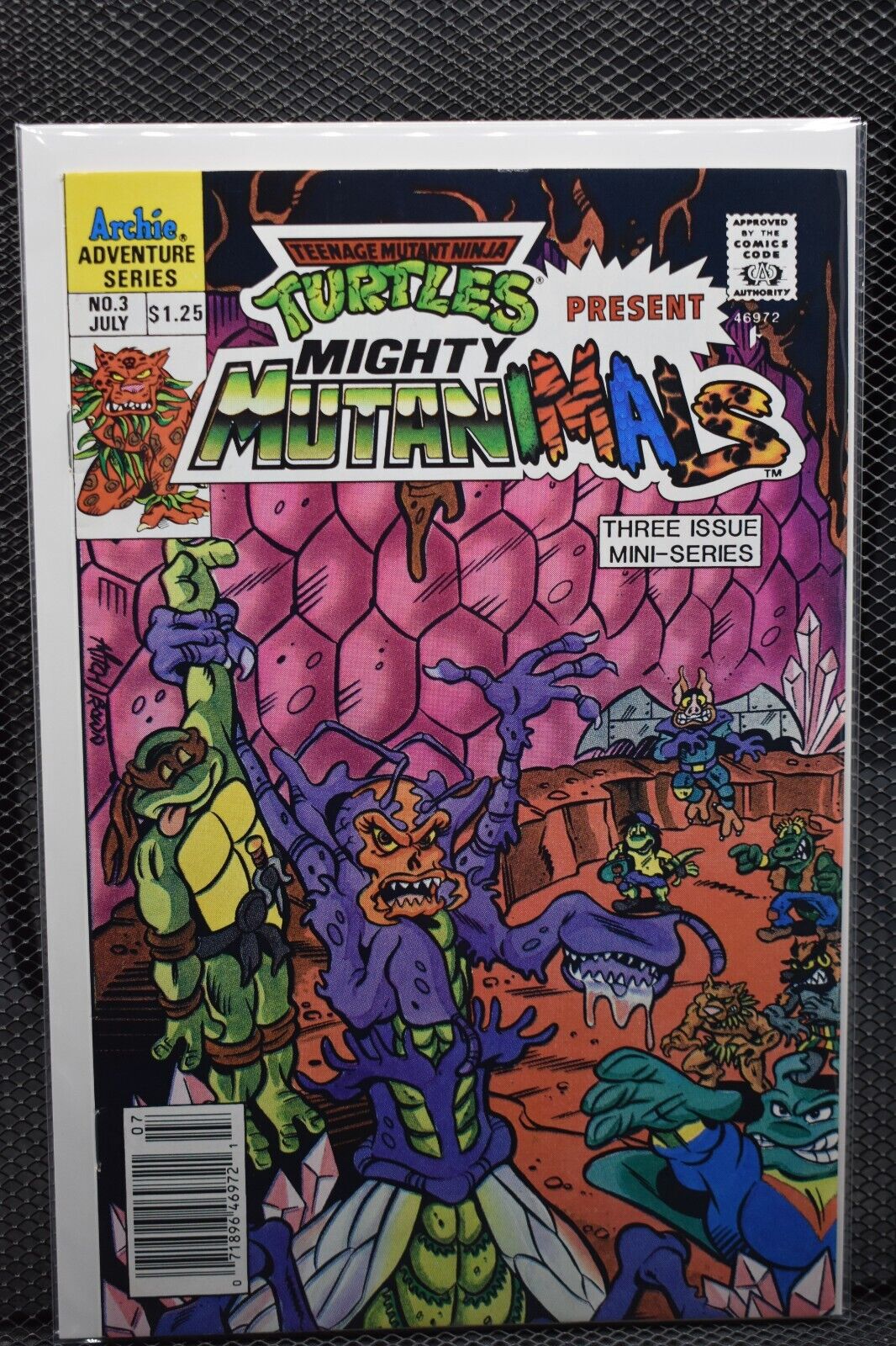 Teenage Mutant Ninja Turtles presents Mutanimals #3 Archie Comics 1991 TMNT 9.0
