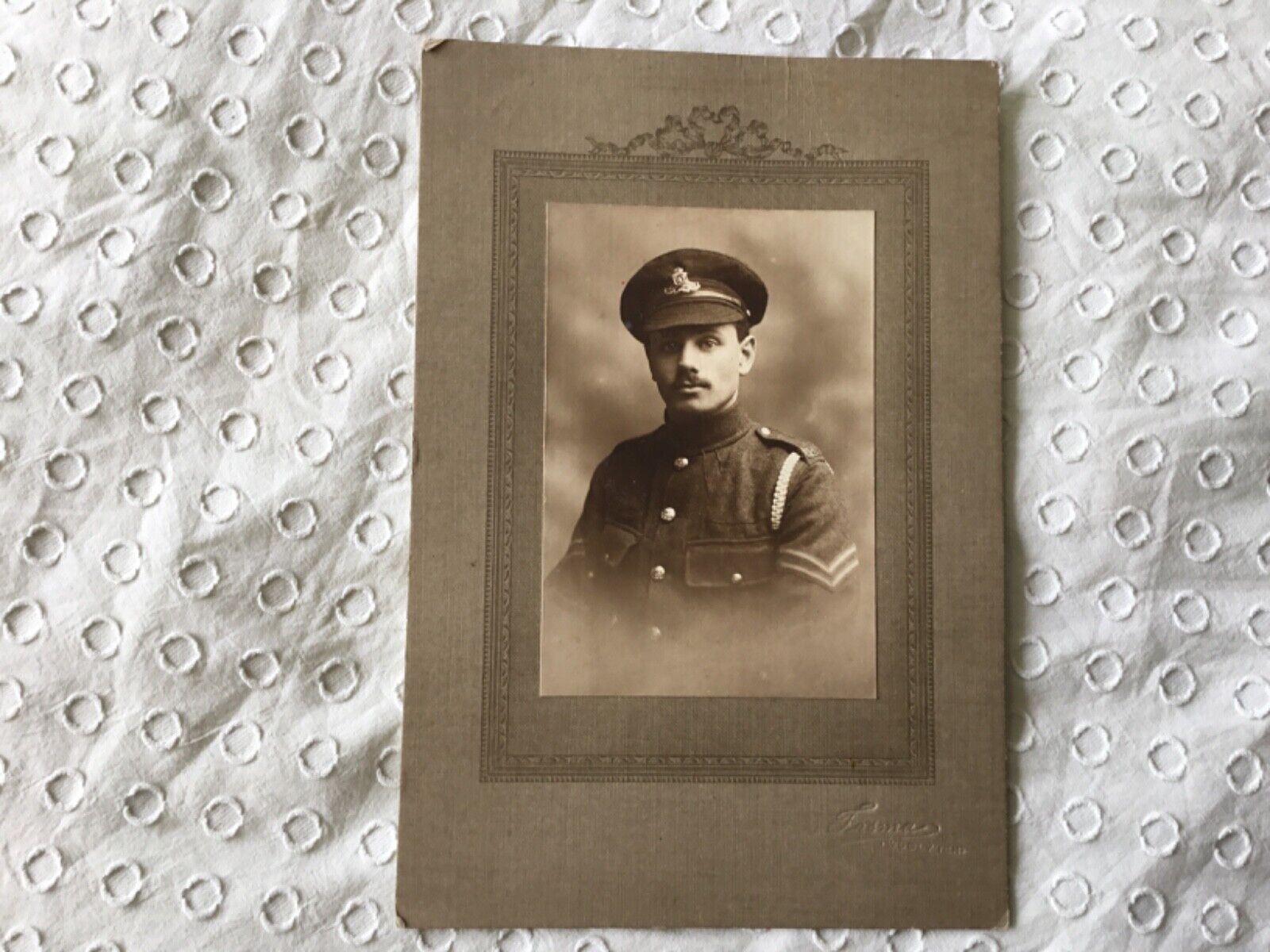 WW1 Royal Artillery Corporal - Photograph on Card - Army - Soldier