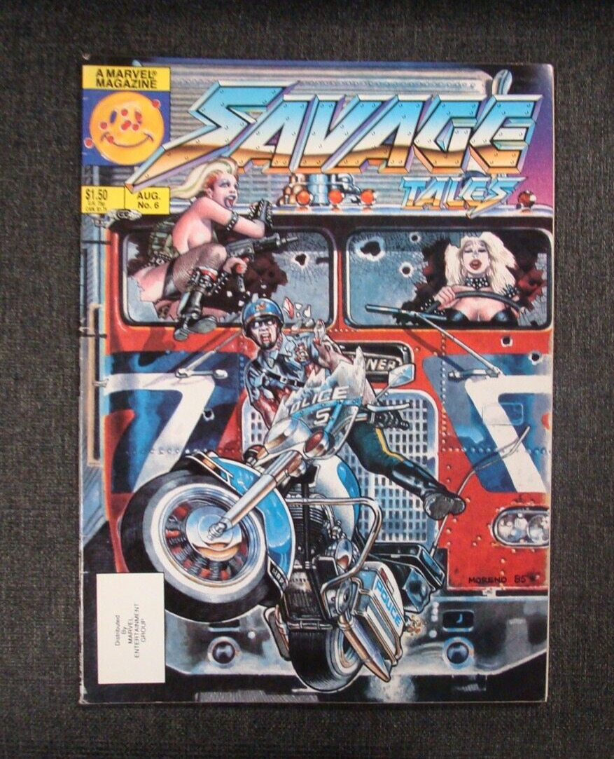 Marvel Magazine Savage Tales #6 Adult Fantasy 1986