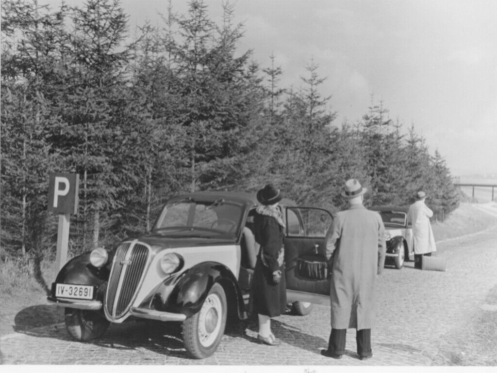 1938 DKW Sonderklasse Convertible Saloon AUTO UNION AG Audi Press Photo