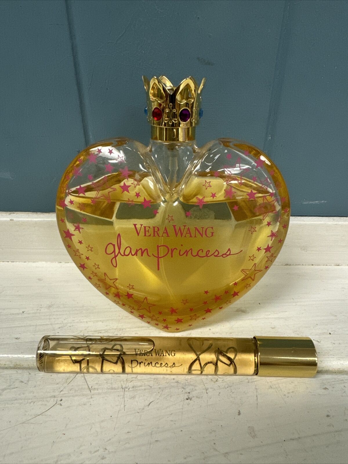 Vera Wang Princess Perfume Rollerball Eau De Toilette .33 + GLAM 3.4 *See Pics