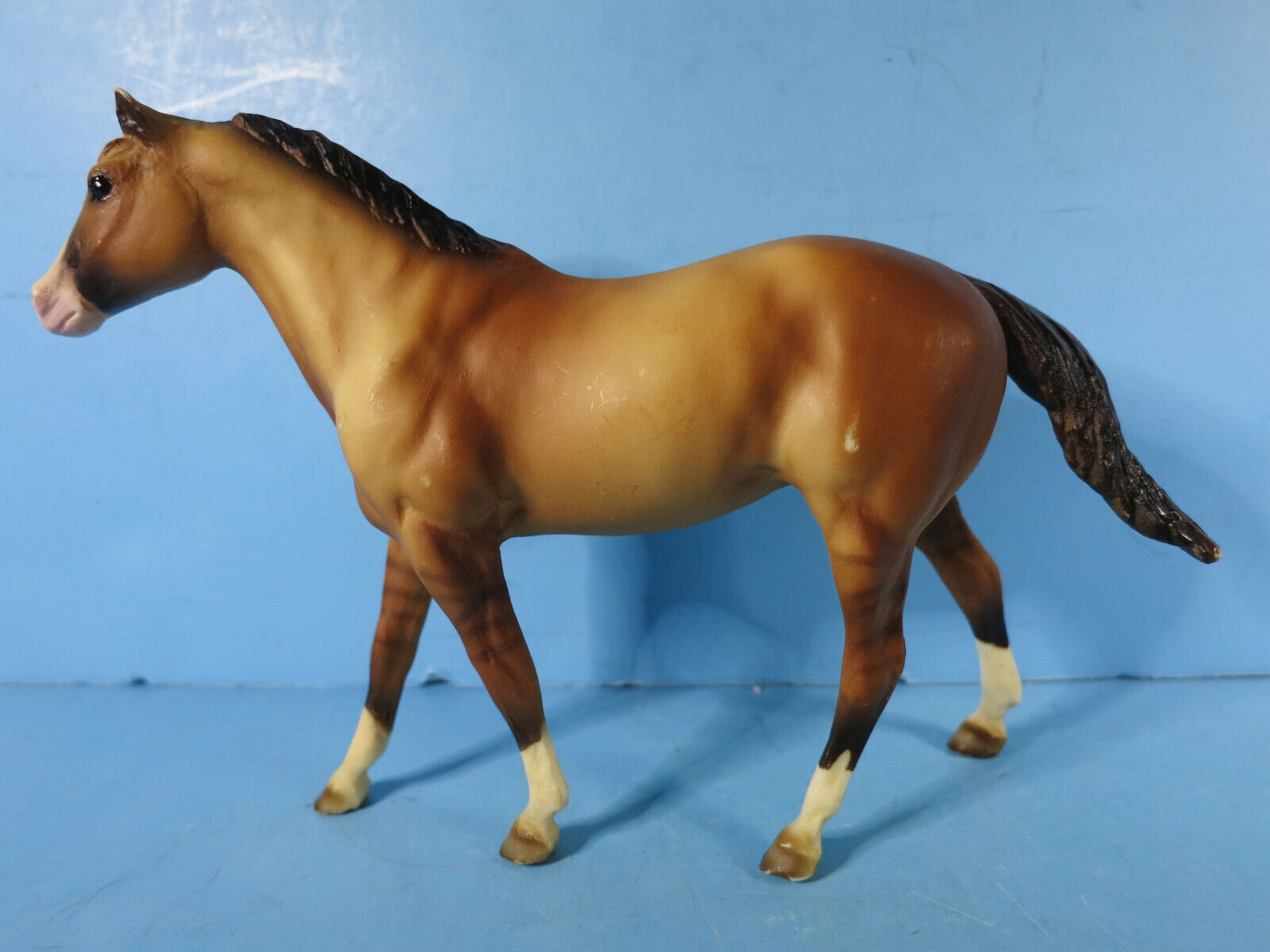 BREYER Littlebits/Paddock Pals-Dun Quarter Horse-2001-2004-USED