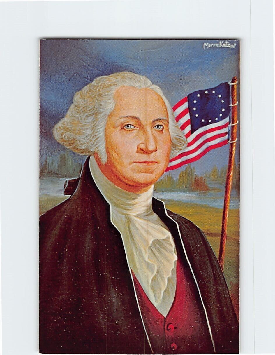 Postcard George Washington, 1st U. S. President By Morris Katz