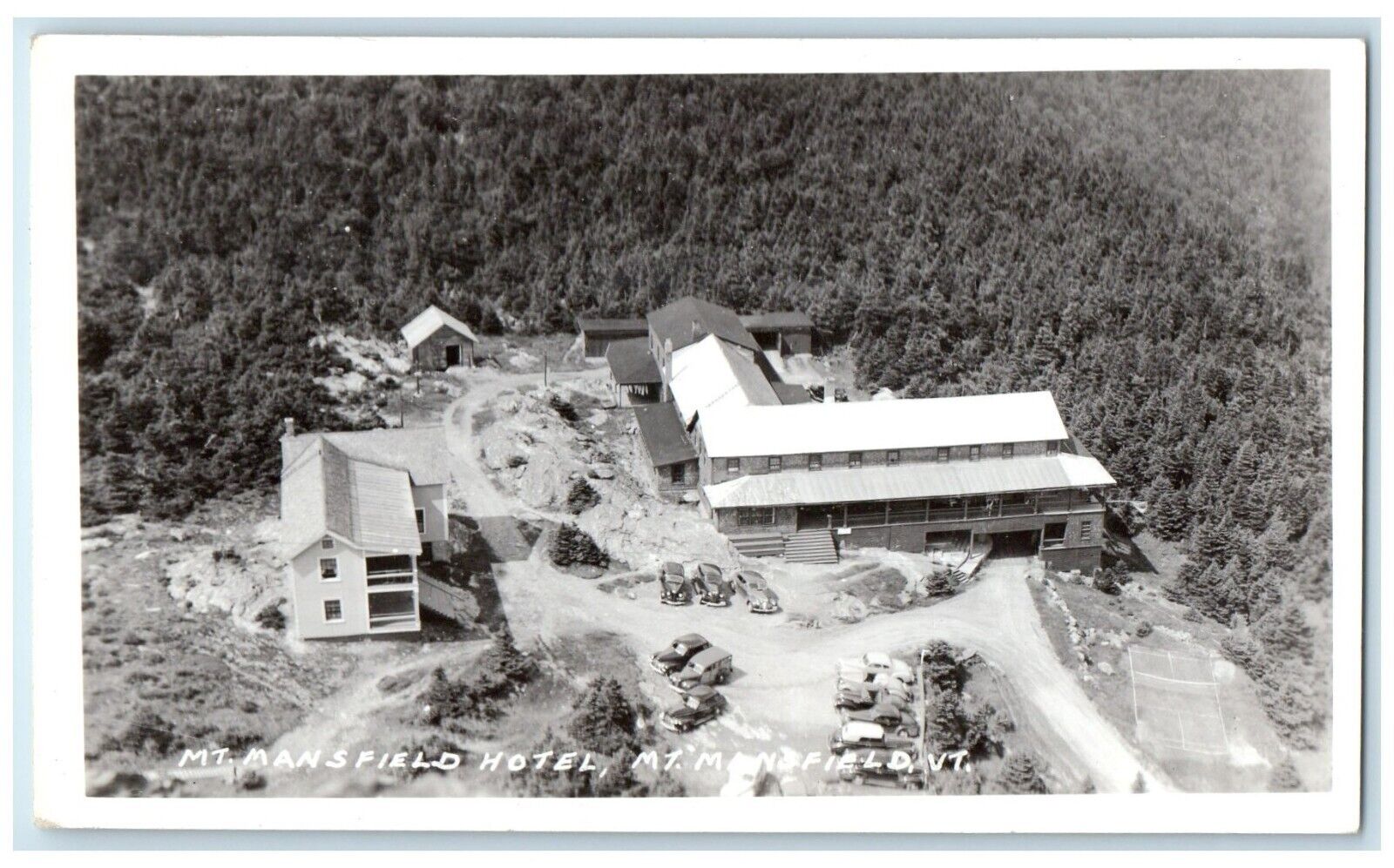 c1910\'s Mt. Mansfield Hotel At Mt. Mansfield Vermont VT RPPC Photo Postcard