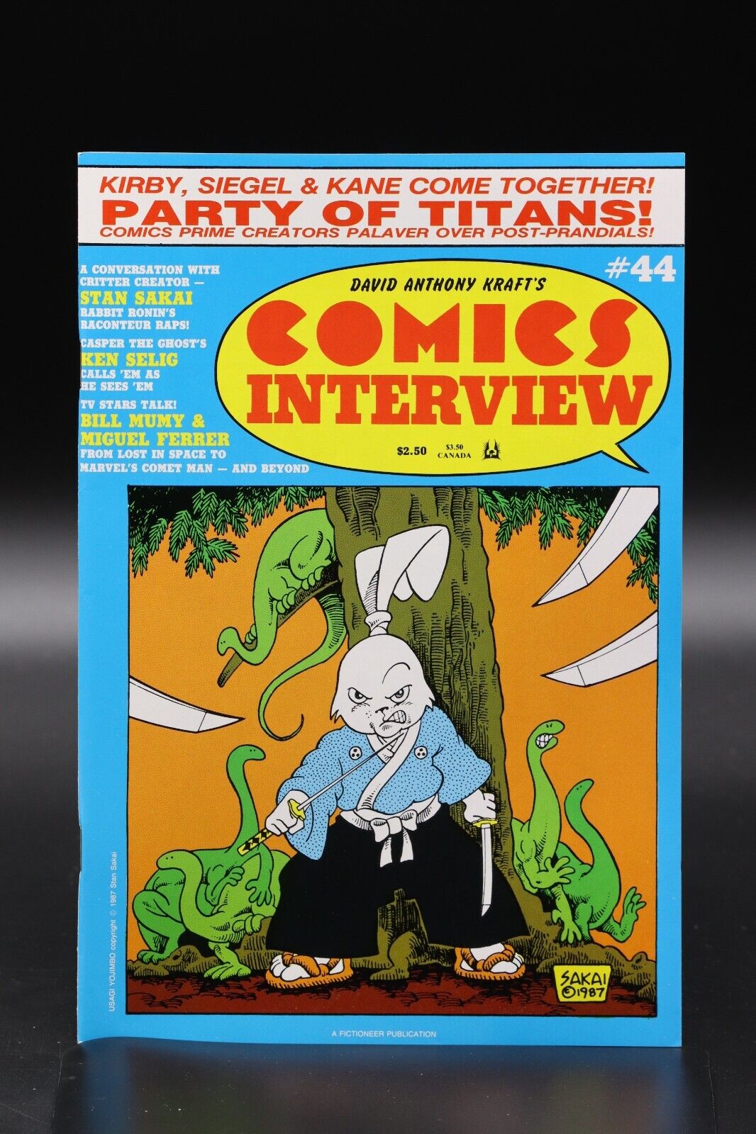 Comics Interview (1983) #44 Usagi Yojimbo Stan Sakai Cover Art Interview VF/NM