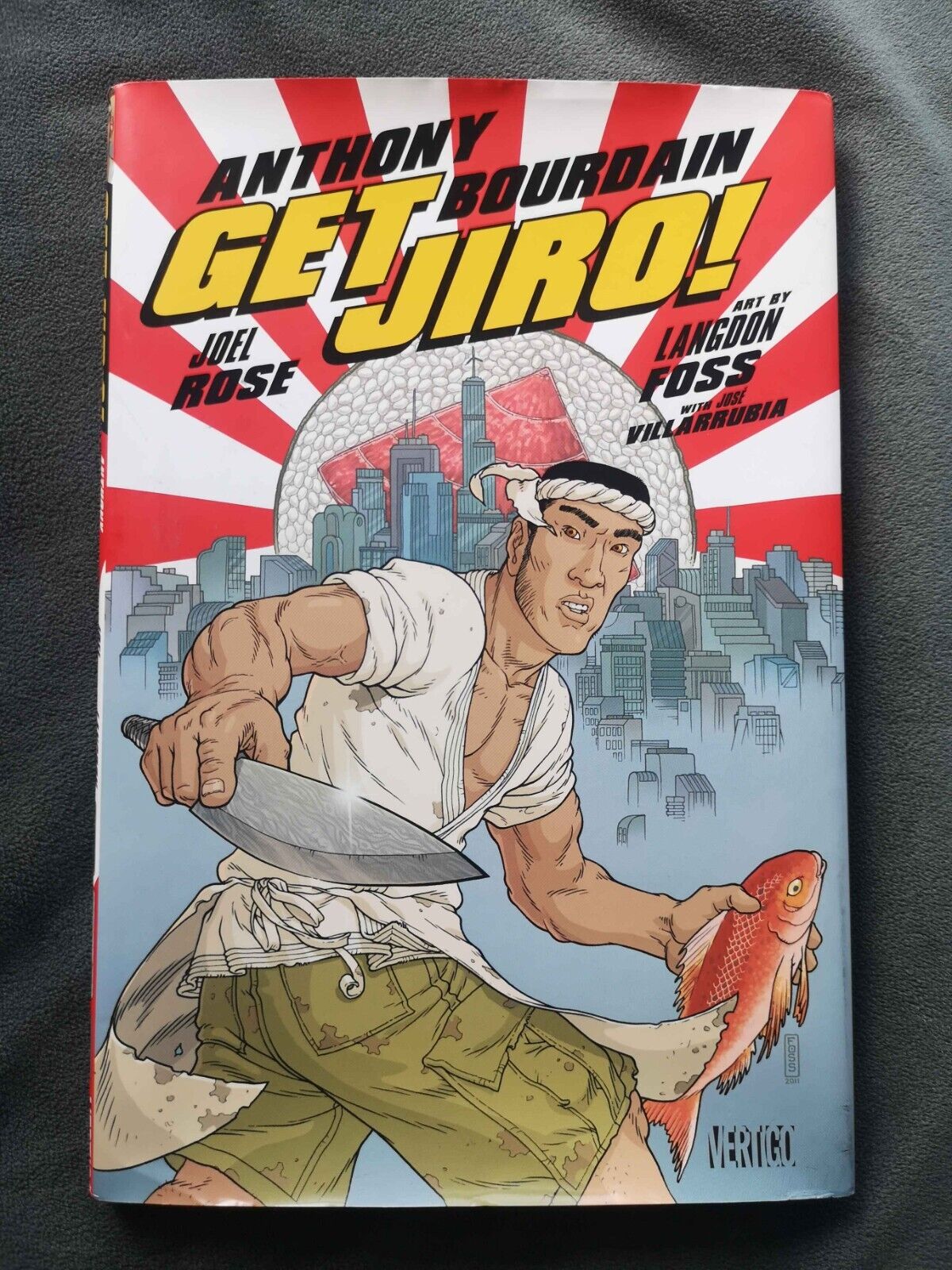 Get Jiro Hardcover Book Graphic Novel - Anthony Bourdain & Joel Rose RARE COPY
