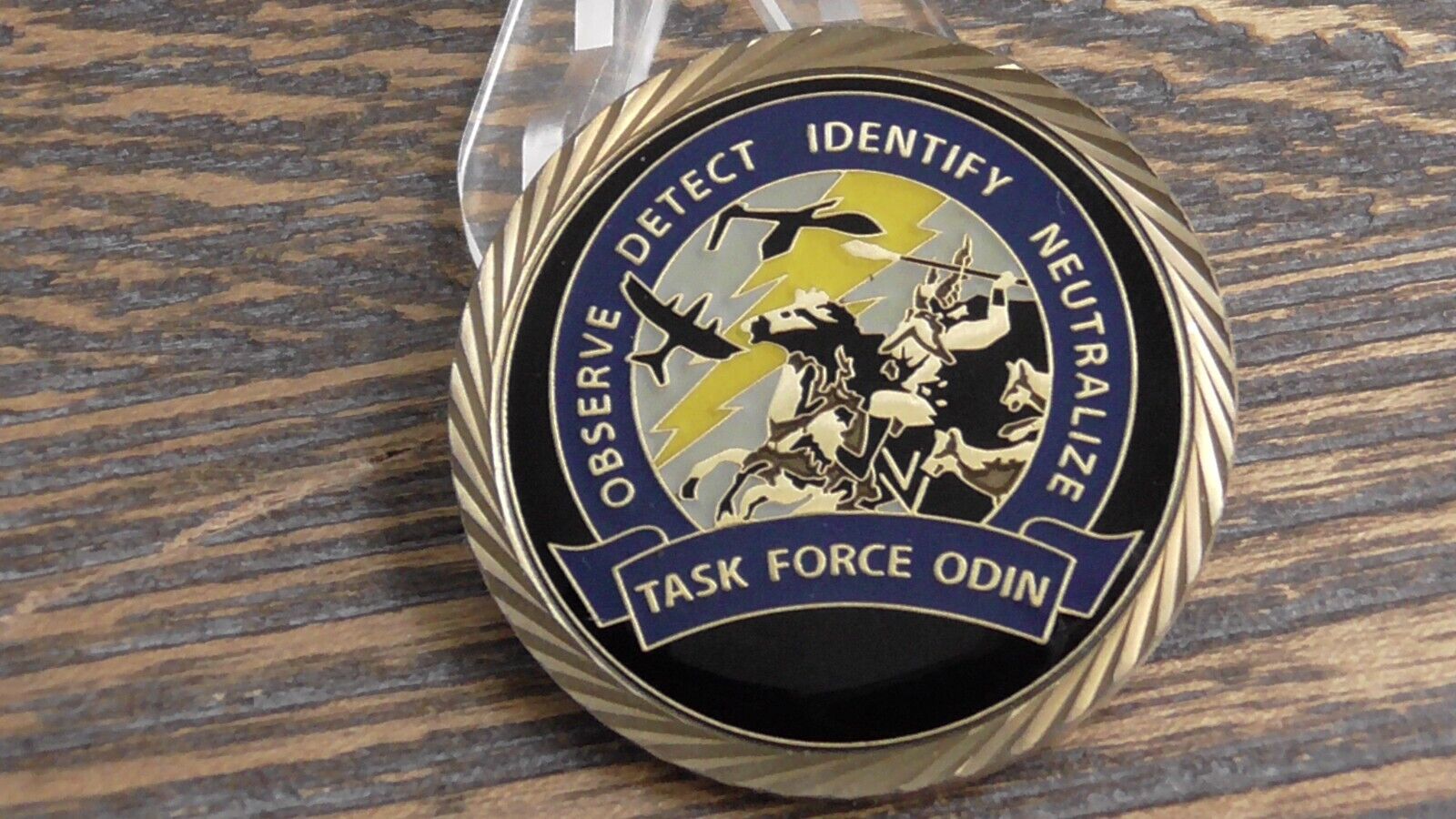 US Army Constant Hawk Task Force Odin Reconnaissance Plane Challenge Coin #174W