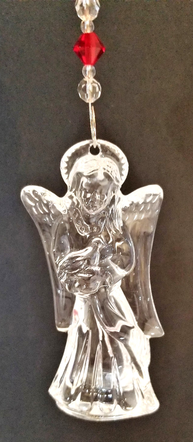 Waterford Crystal 2013 Angel Annual Ornament with Enhancer Boxed w/tag # 160058