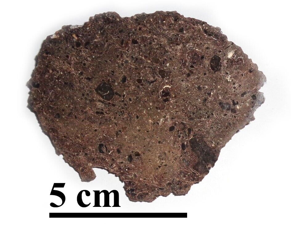 NEW Tisserlitine 001 LUNAR, feldspathic regolith breccia, complete endcut 63.4gr