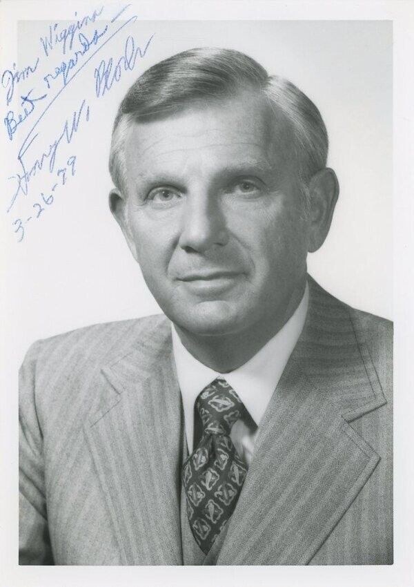 Henry W. Bloch- Signed Vintage Photograph (H&R Block Founder)