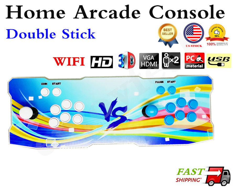 2023 WIFI Pandora\'s Box 10000 Video Games 3D2D Double Stick Home Arcade Console