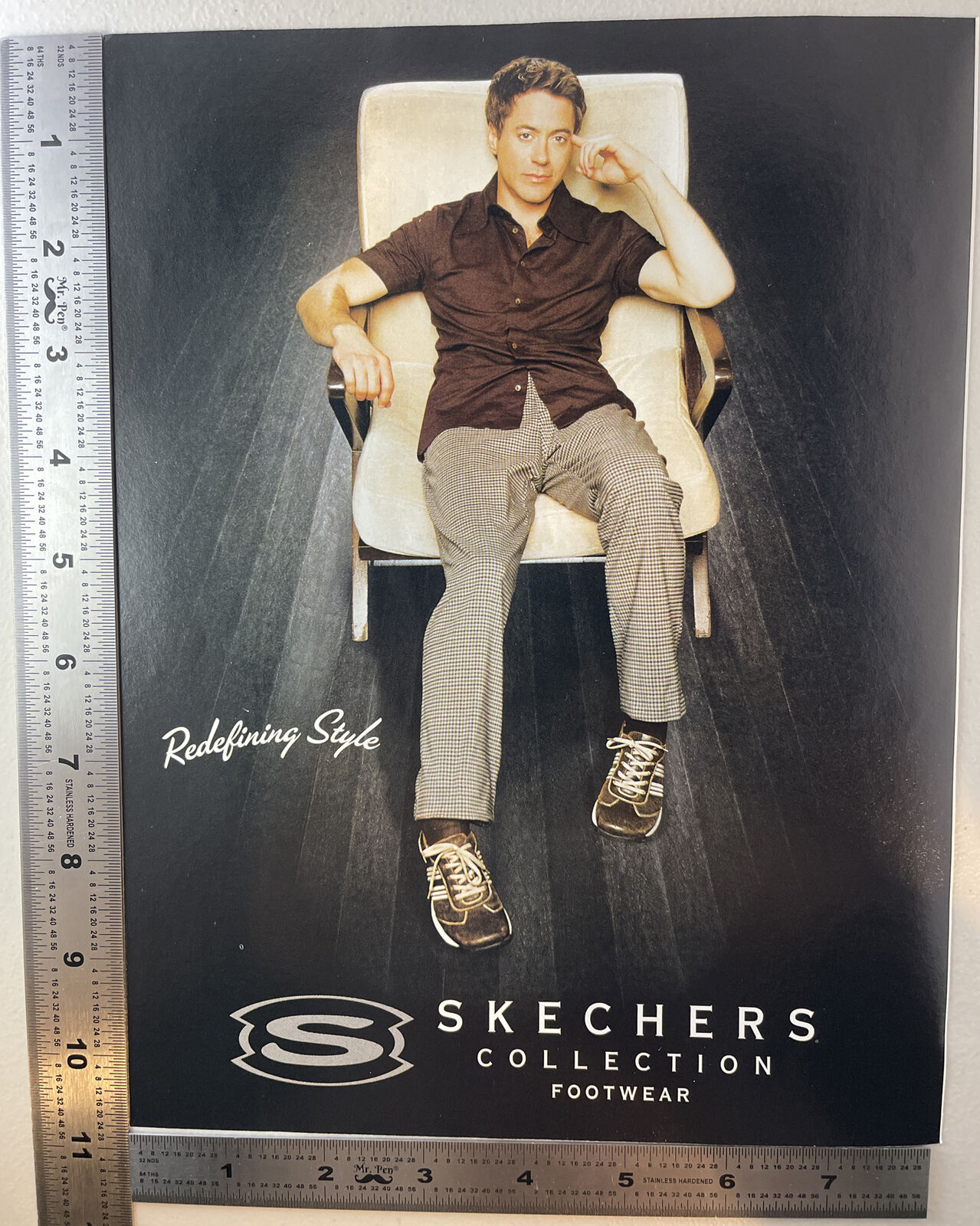 2002 Skechers Collection Shoes Ad Avengers Iron Man Actor Robert Downey Jr Print