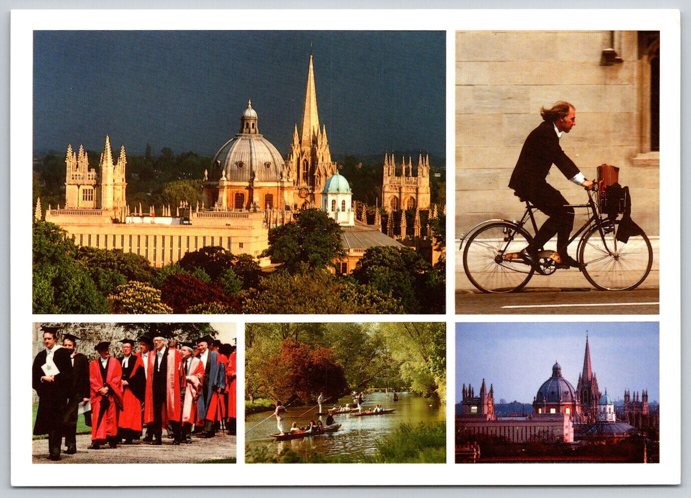 Oxford England Views Various Places UK England Postcards Chrome