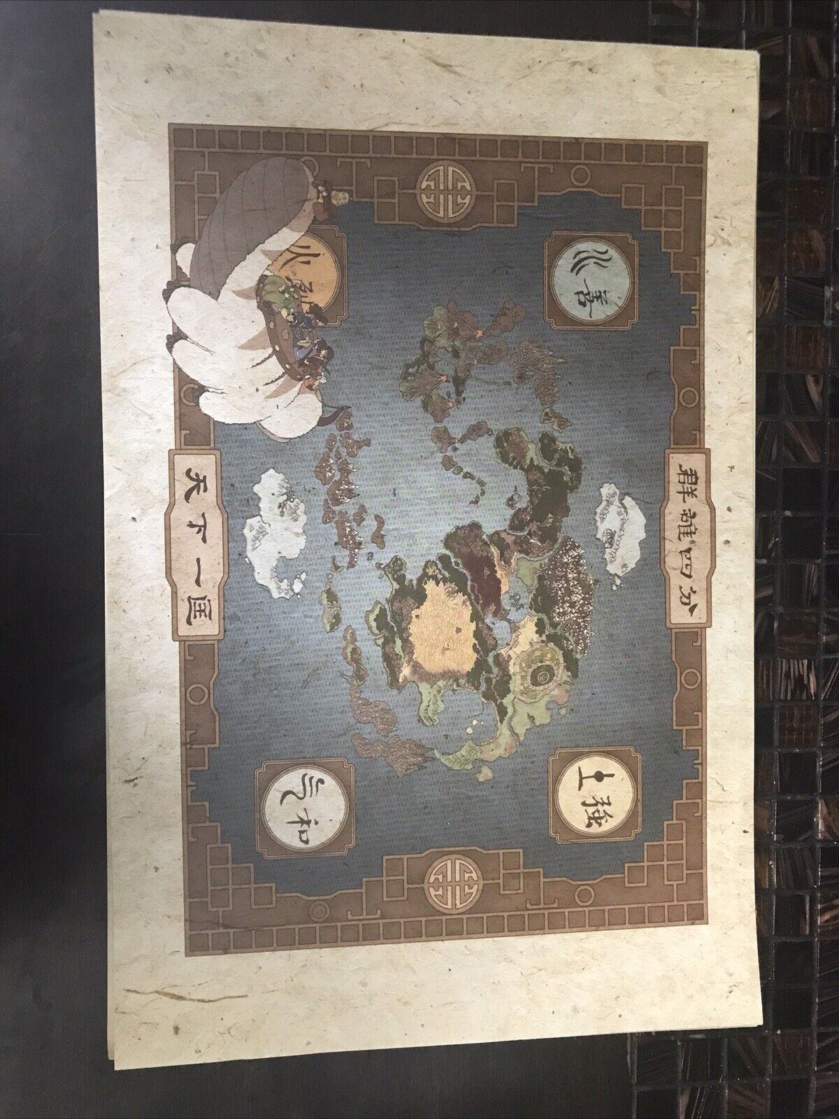World Map Poster - Avatar The Last Airbender