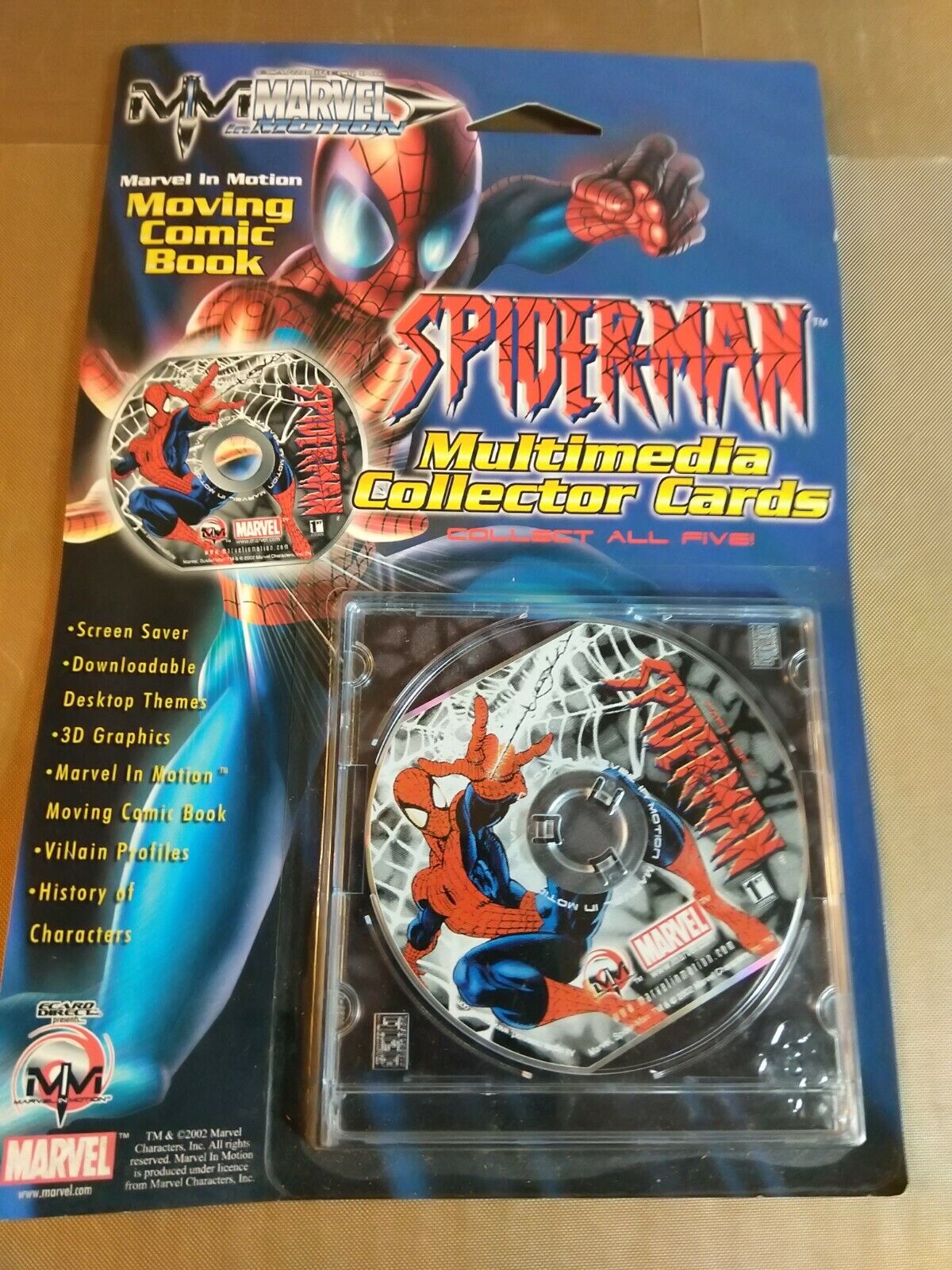 Marvel In Motion: Moving Comic Book part 1 of 5 Spider-Man (CD-ROM 2002)