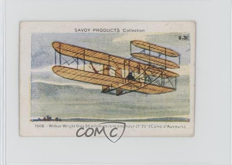 1930s Savoy Products Aerial Navigation Series B Wilbur Wright #31 11bd