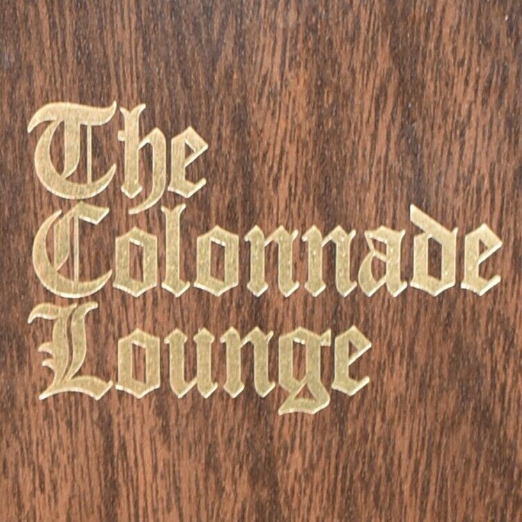 1980s The Colonnade Lounge Boxwood Room Restaurant Menu Cleveland Ohio