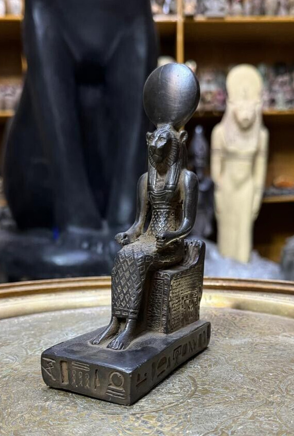 RARE ANCIENT EGYPTIAN ANTIQUE Stone Statue Of Goddess Sekhmet Pharaonic Egypt BC