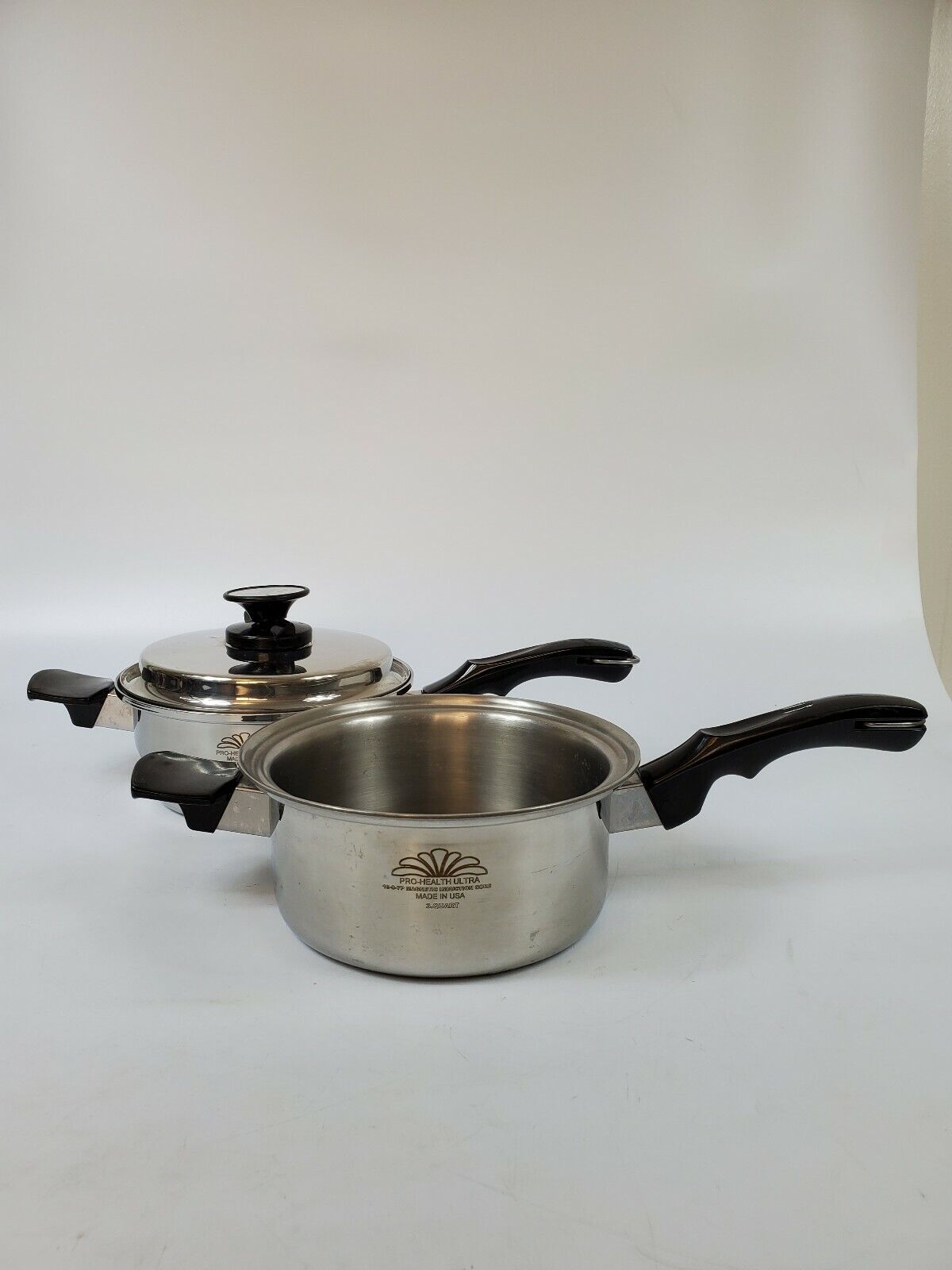 PRO HEALTH ULTRA 3 qt heat Induction colander and 3 qt steamer. Preowned 