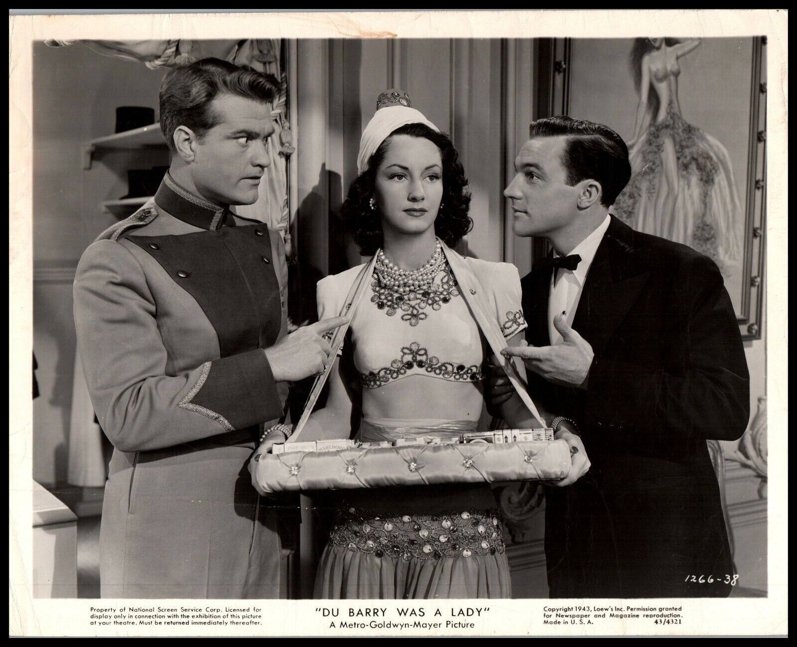 Virginia O\'Brien + Gene Kelly in Du Barry Was a Lady (1943) ORIGINAL PHOTO C 13