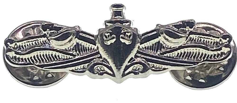 MINI Naval Surface WARFARE Specialist ESWS Badge Hat Silver Pin Enlisted US NAVY