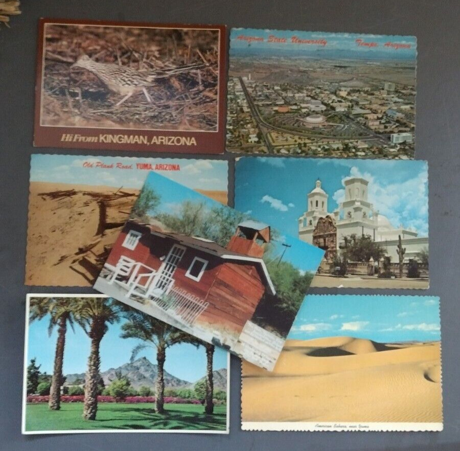 7 Arizona  # Postcards  Various Cities