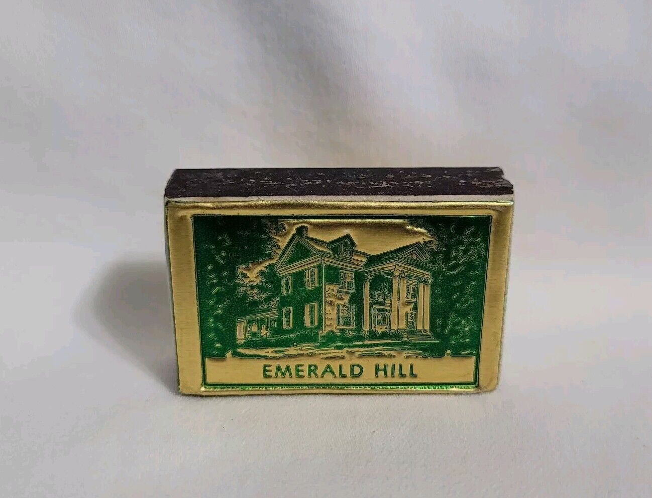 Vintage Emerald Hill Historic Mansion House Matchbox Clarksville TN Advertising