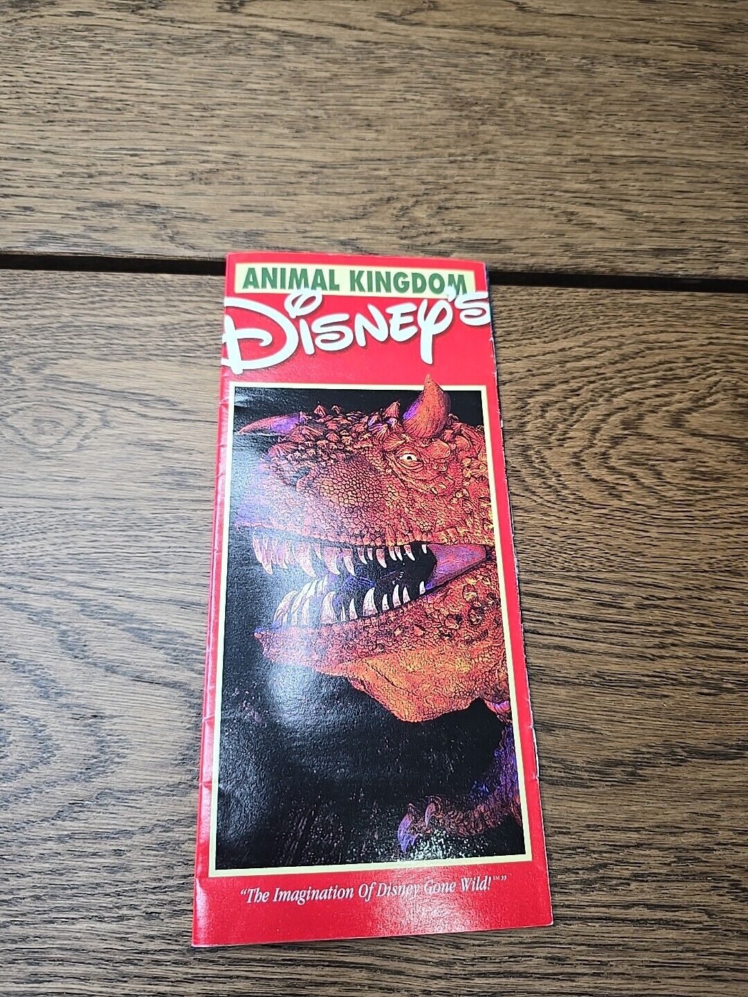 Disney’s Animal Kingdom Guide Dinosaur Brochure Vtg 1990s