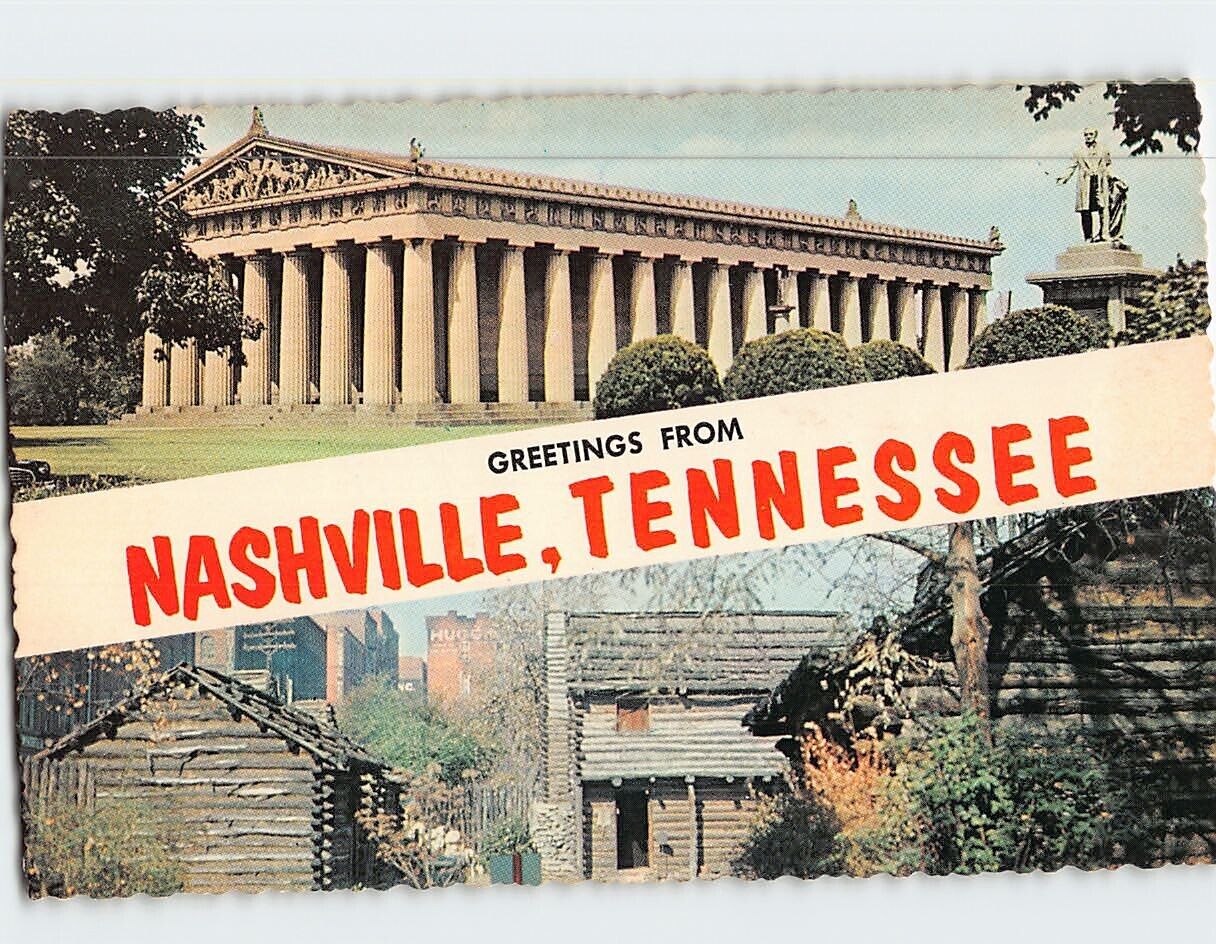 Postcard Greetings From Nashville Tennessee USA