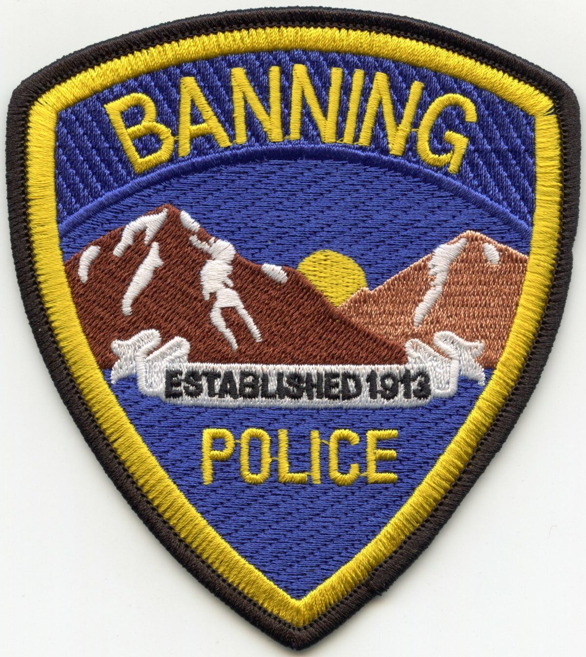 BANNING CALIFORNIA CA POLICE PATCH