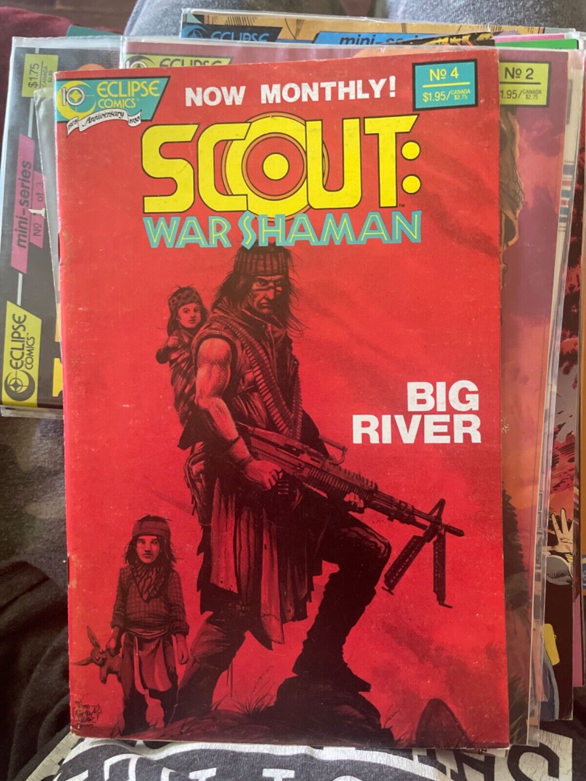 Cb11~comic book~Scout big river - no. 4 - Timothy Truman - 1988