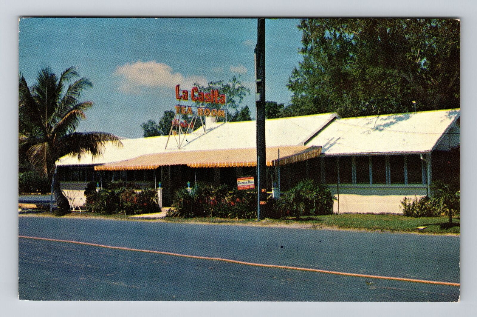 Miami FL-Florida, La Casita Tea Room, Advertising, c1964 Vintage Postcard