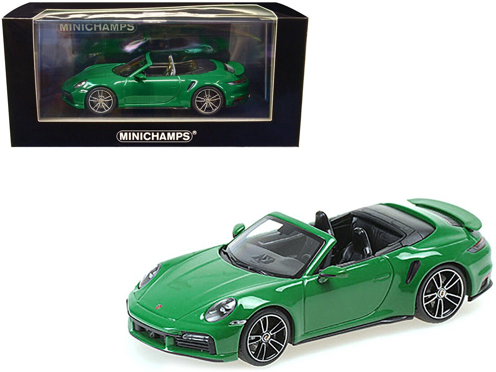2020 Porsche 911 Turbo S Cabriolet Green Limited Edition to 504 pieces Worldwide
