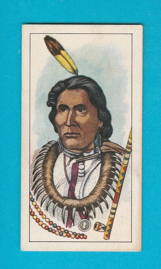 AMERICAN INDIAN TRIBES - CARD NO. 1 - WINNEBAGO - G.P. TEA - 1962