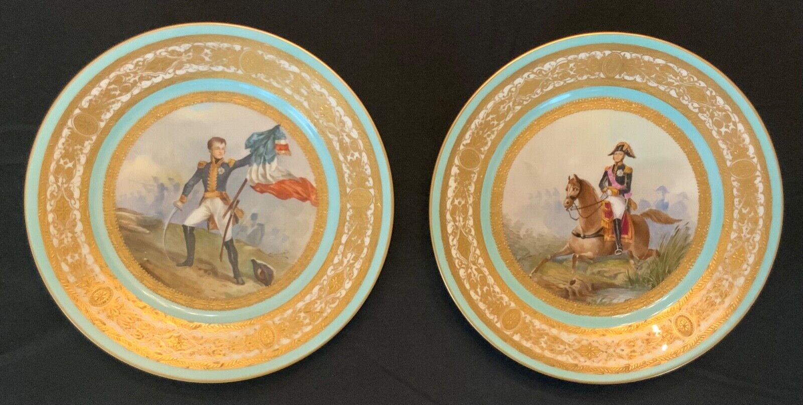 Sevres France Napoleonic Porcelain Plates Circa1804-1809…Signed