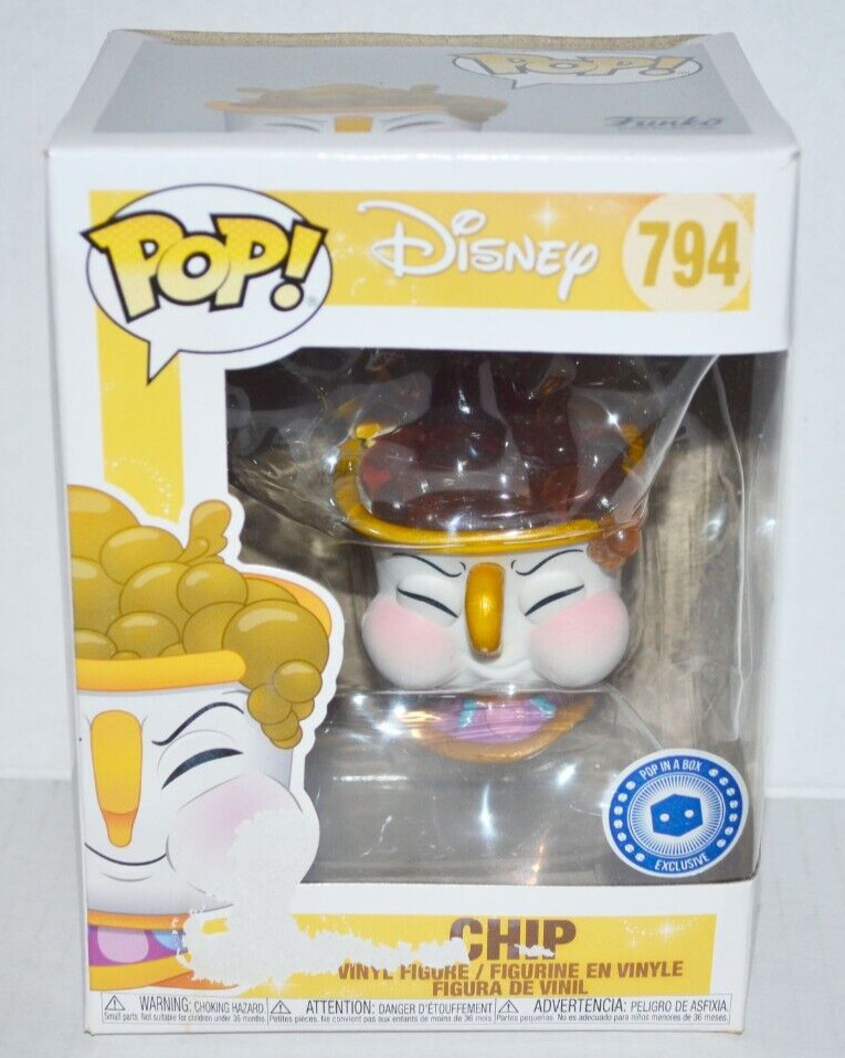 Funko POP Disney Beauty & The Beast CHIP 794 Vinyl Figure Toy PIAB Exclusive 🔥