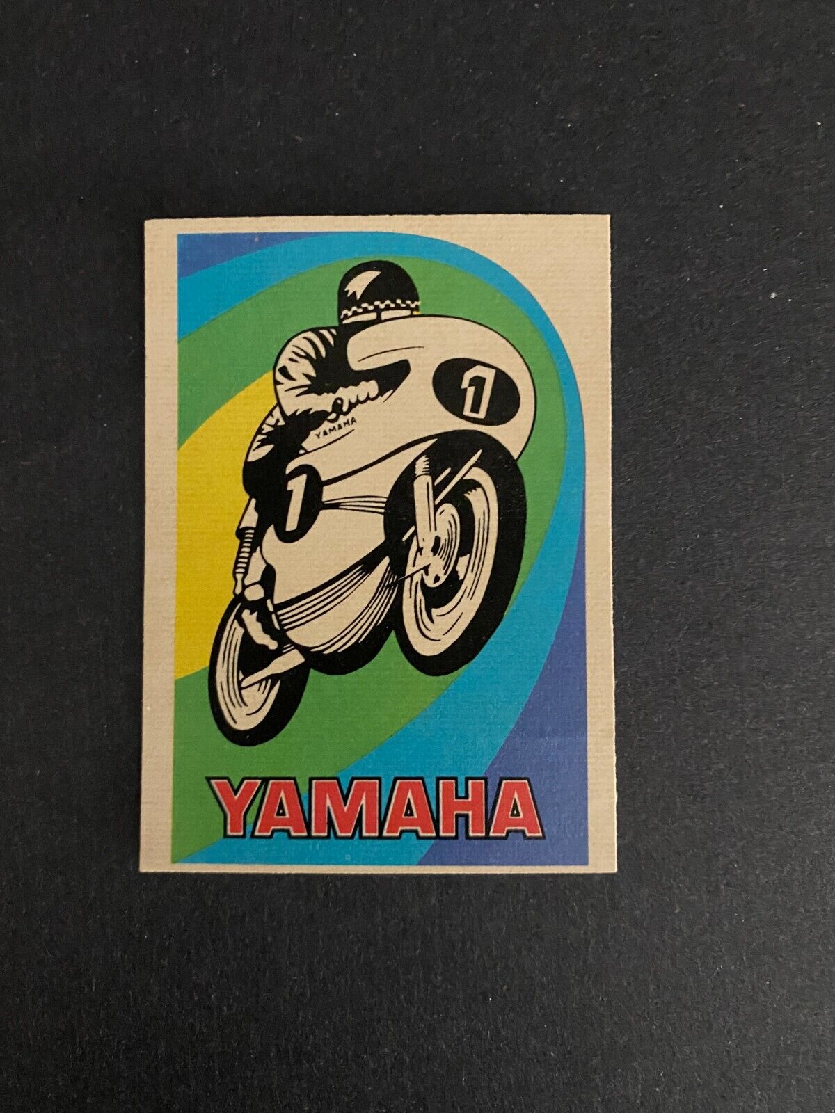 1972 DONRUSS SUPER CYCLES AMA STICKER (PACK FRESH) #19  YAMAHA  NM