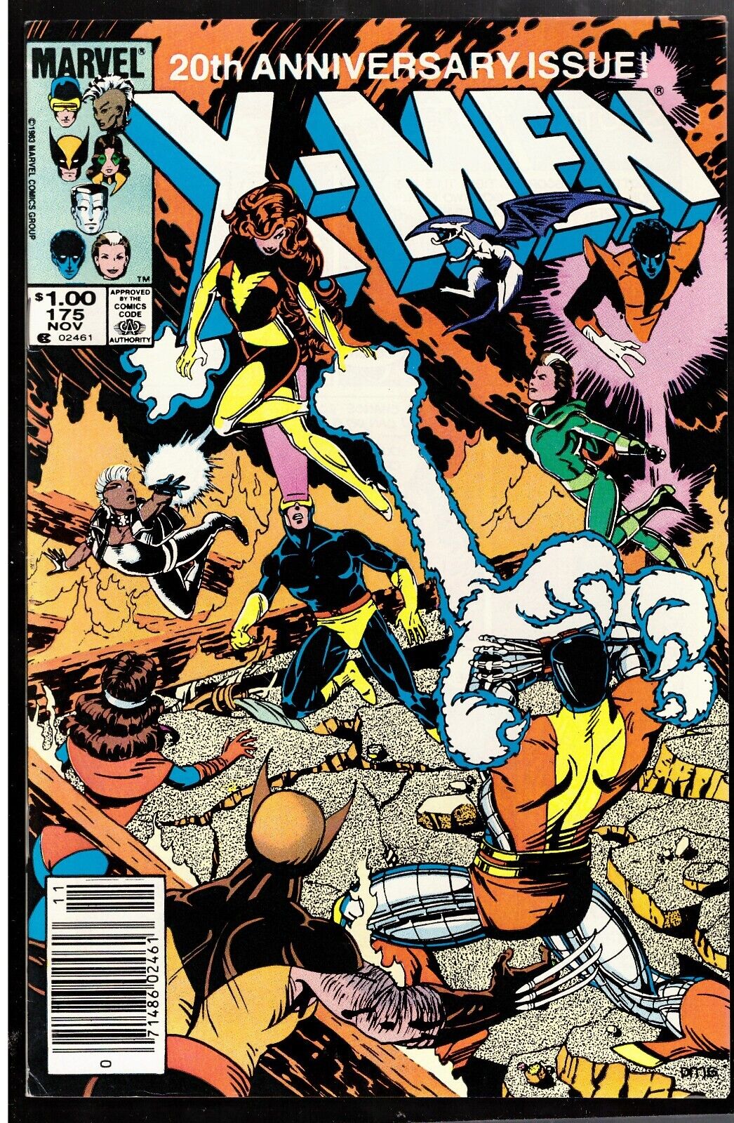 Uncanny X-Men #175 8.5/VF  1983 CHRIS CLAREMONT/JOHN ROMITA JR. PAUL SMITH COVER