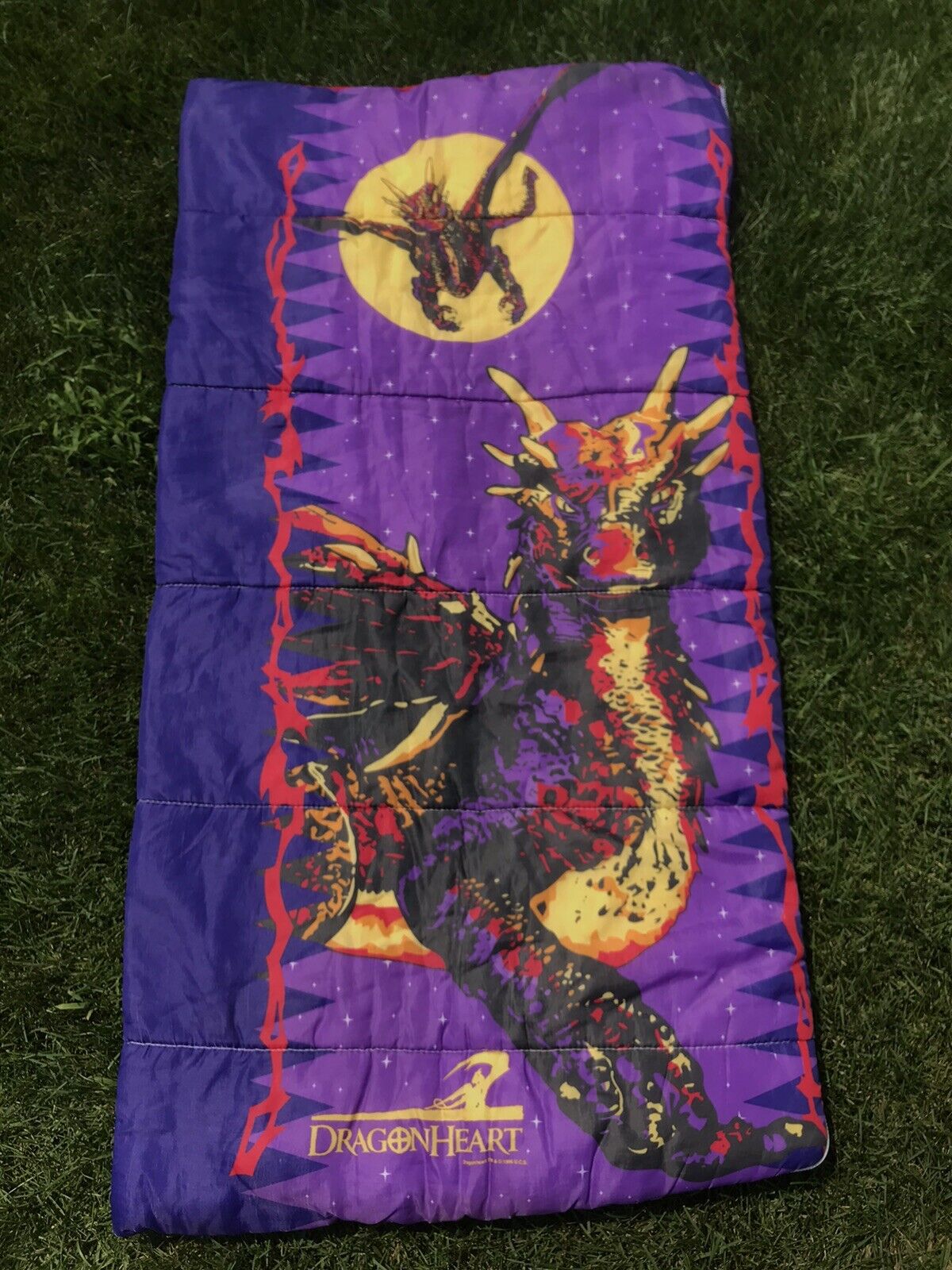 Vintage 1996 Dragonheart Sleeping Bag VERY RARE Vintage Dragonheart