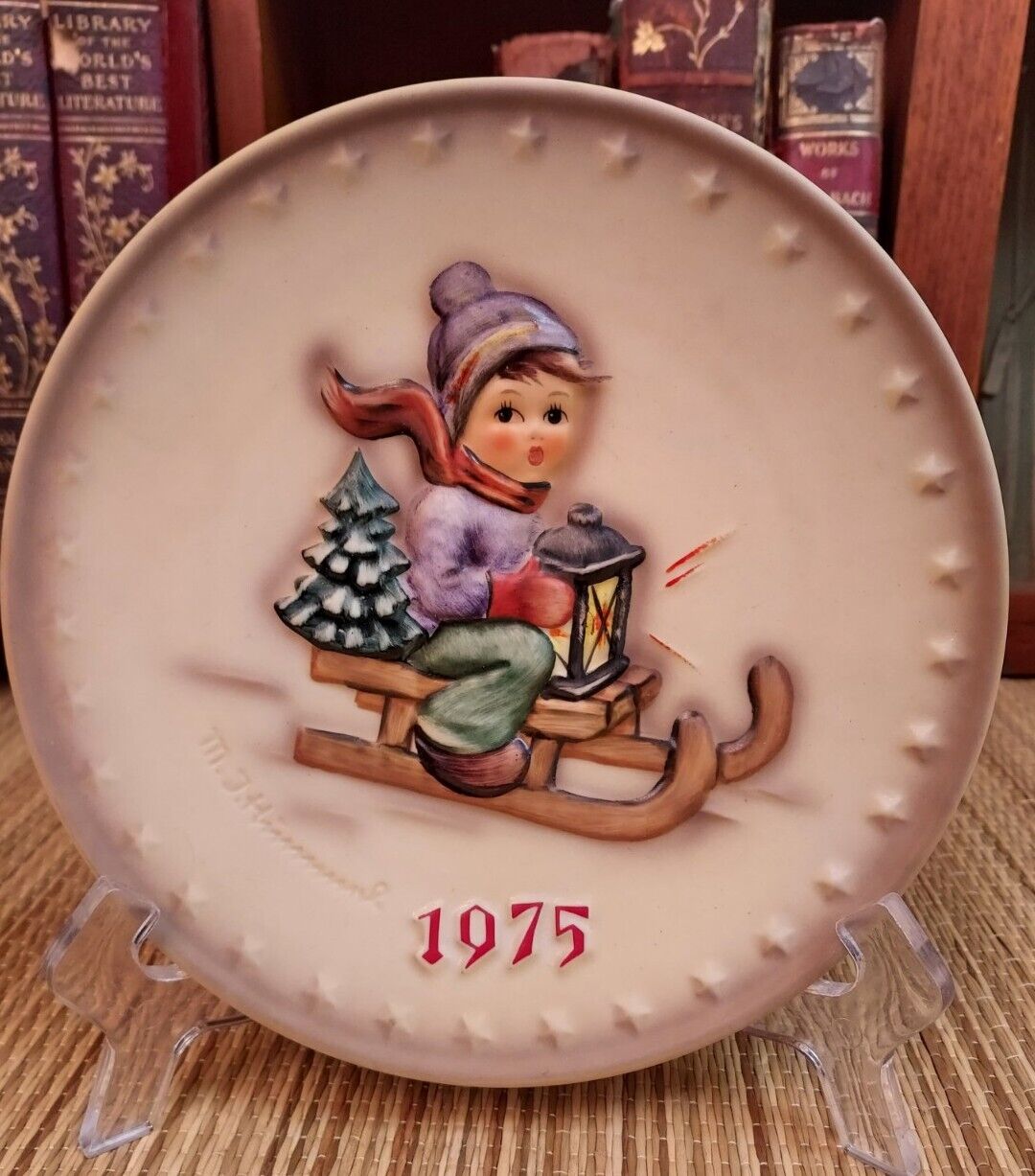 Vintage 1975 M.J. 5th Annual Collector Plate