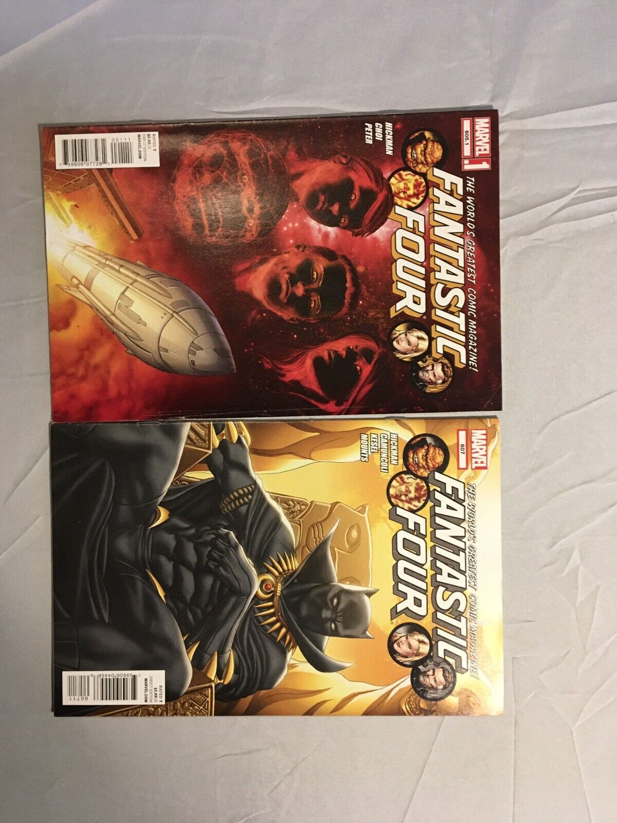 Fantastic Four Comics Issue 605.1 And 607