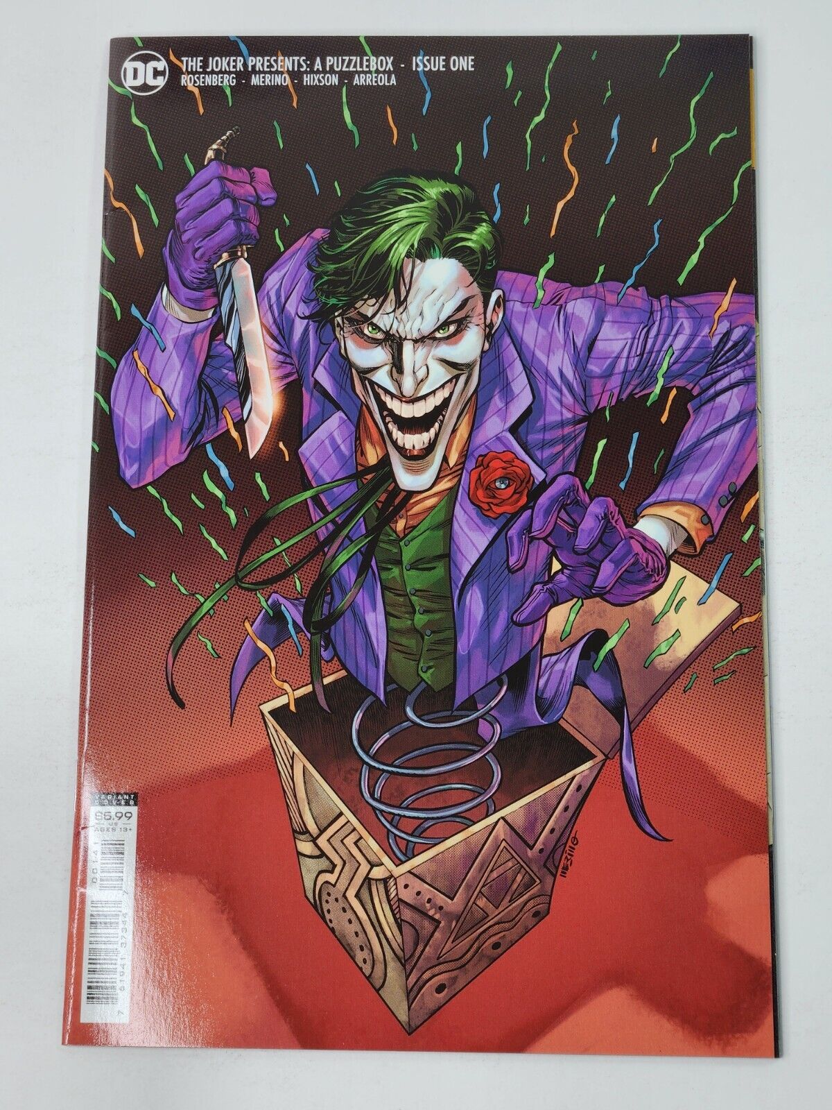 The Joker Presents A Puzzlebox 1 Jesus Merino Variant DC Comics 2021 VF/NM