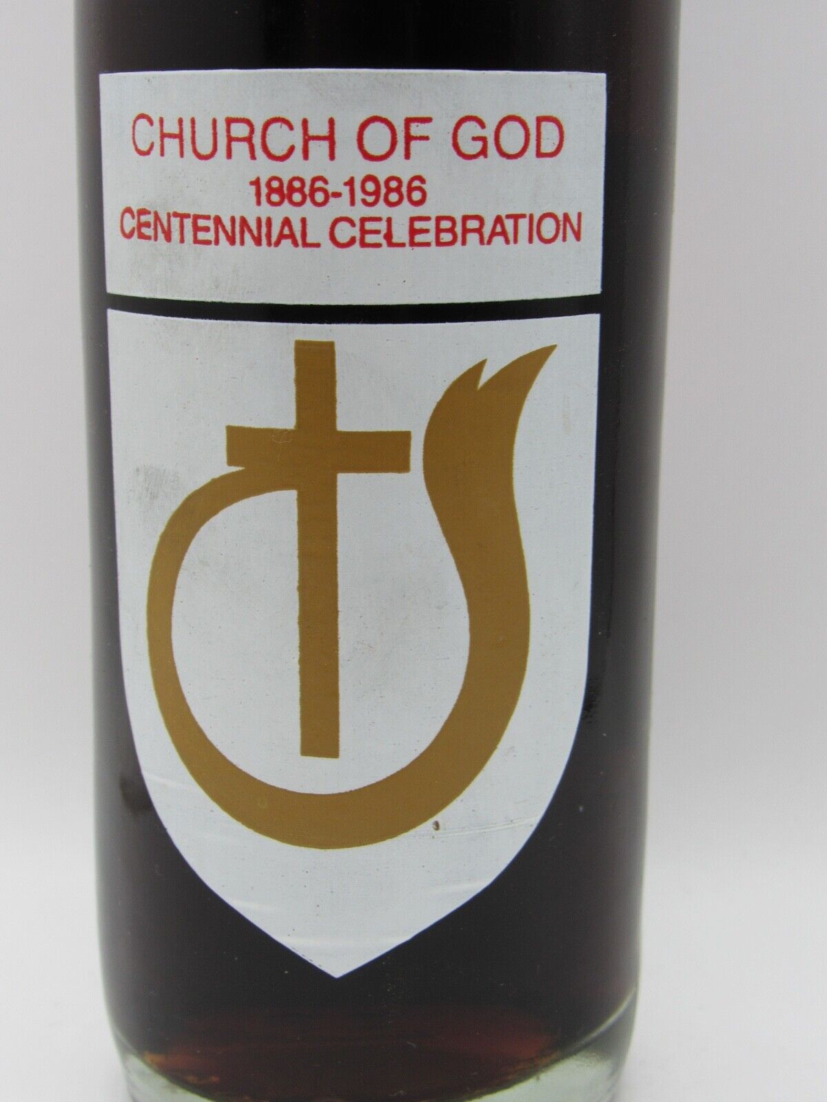 CHURCH of GOD CENTENNIAL  Coca Cola Bottle - 1886-1986