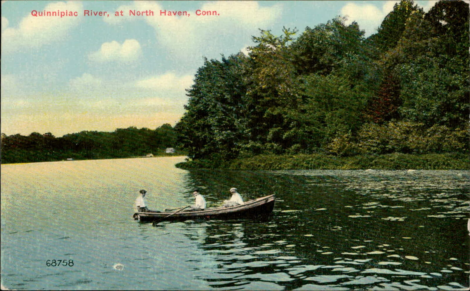 Postcard: Quinnipiac River, at North Haven, Conn. 68758