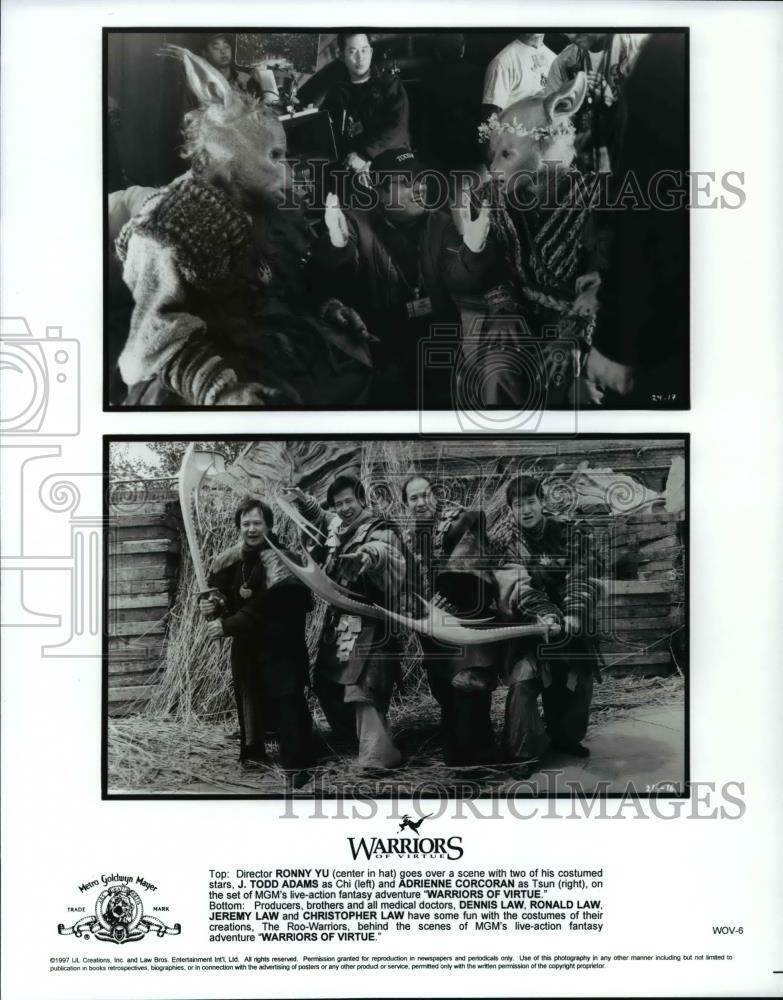 Press Photo Warriors of Virtue casts and director - cvb15107